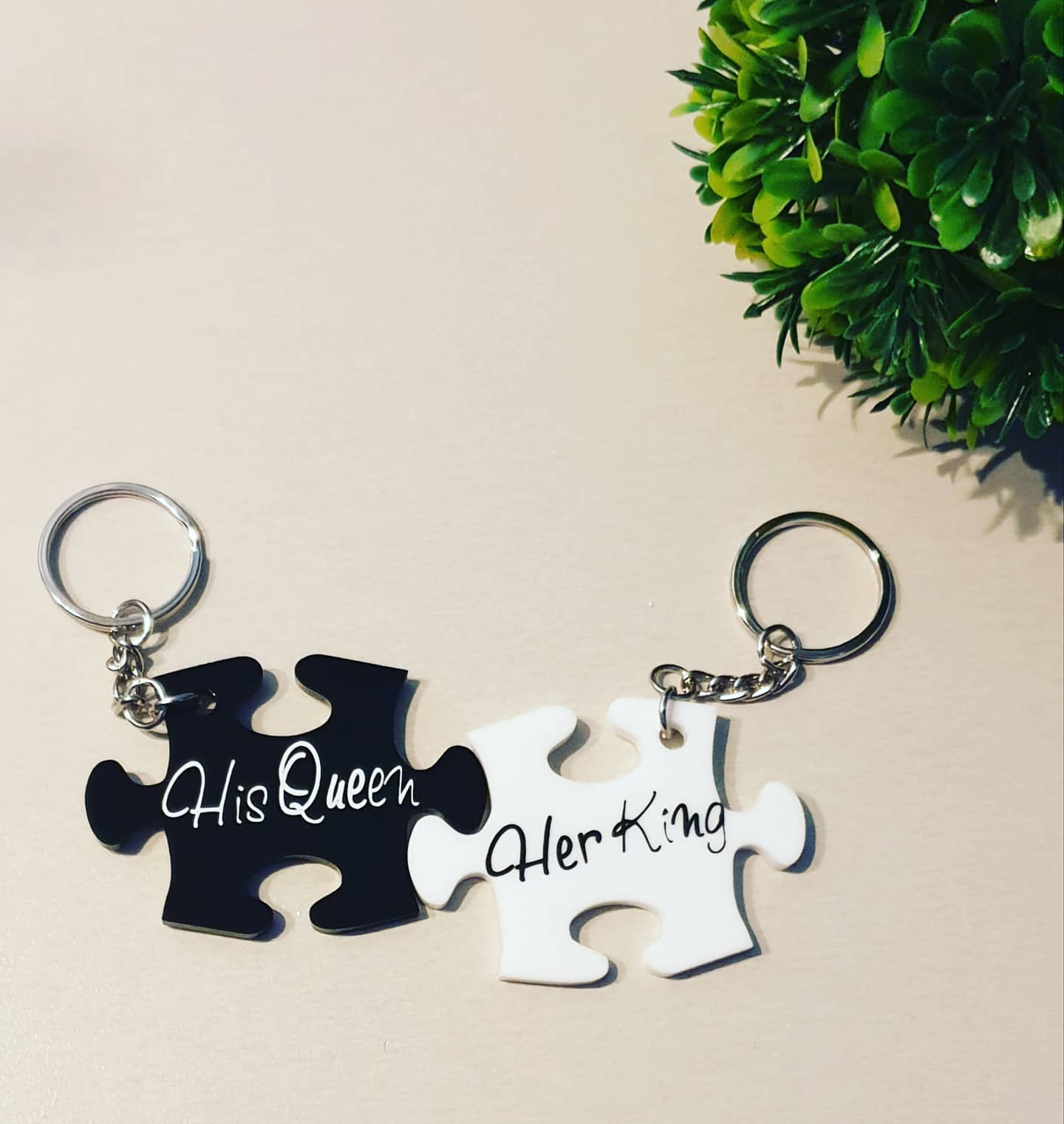 Puzzle on sale piece keyrings