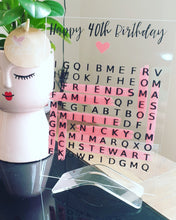 Load image into Gallery viewer, Personalised word search gift
